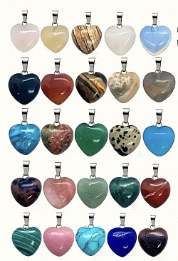 Cœur pendentif en résine