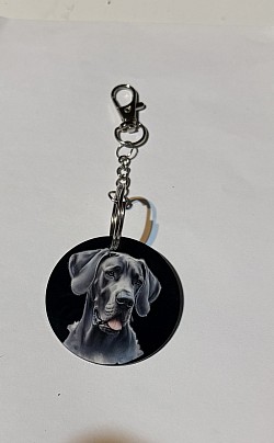 Porte-clés avec photo de chien 6€