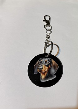 Porte-clés avec photo de chien 6€