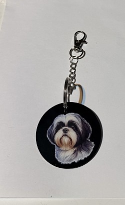 Porte-clés avec photo de chien 6€