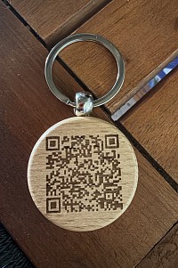 Porte-clés avec code-barres