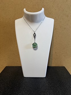 Collier avec cercle en verre, arbre de vie 5€