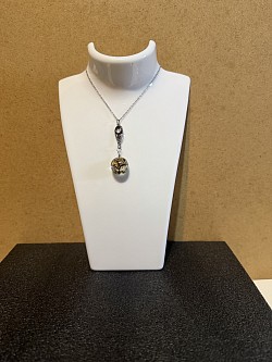 Collier avec cercle en verre, arbre de vie 5€