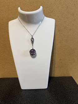 Collier avec cercle en verre, arbre de vie 5€