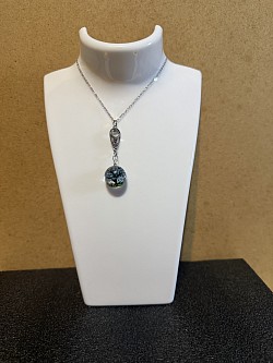 Collier avec cercle en verre, arbre de vie 5€