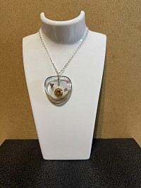 Pendentif en forme de cœur personnalisé