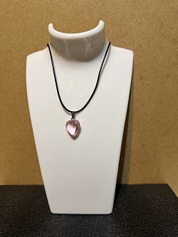 colliers avec pendentifs en forme de cœur en cristal, N 2