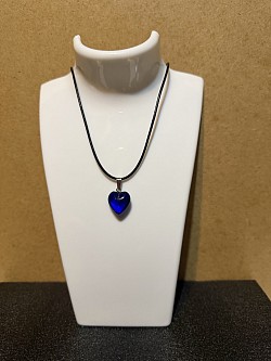 colliers avec pendentifs en forme de cœur en cristal, N 5