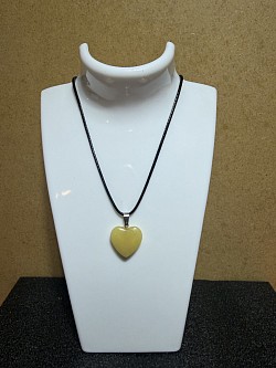 colliers avec pendentifs en forme de cœur en cristal, N 15