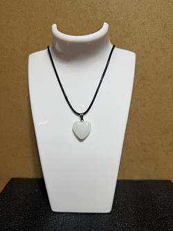 colliers avec pendentifs en forme de cœur en cristal, N 16