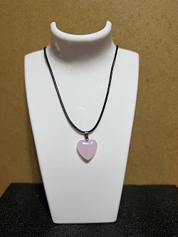 colliers avec pendentifs en forme de cœur en cristal, N 23