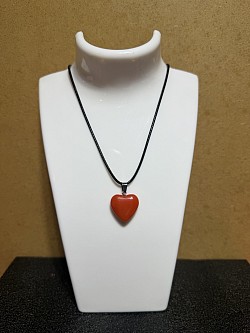 colliers avec pendentifs en forme de cœur en cristal, N 25
