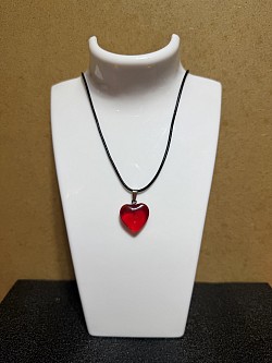 colliers avec pendentifs en forme de cœur en cristal, N 28