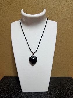colliers avec pendentifs en forme de cœur en cristal, N 38